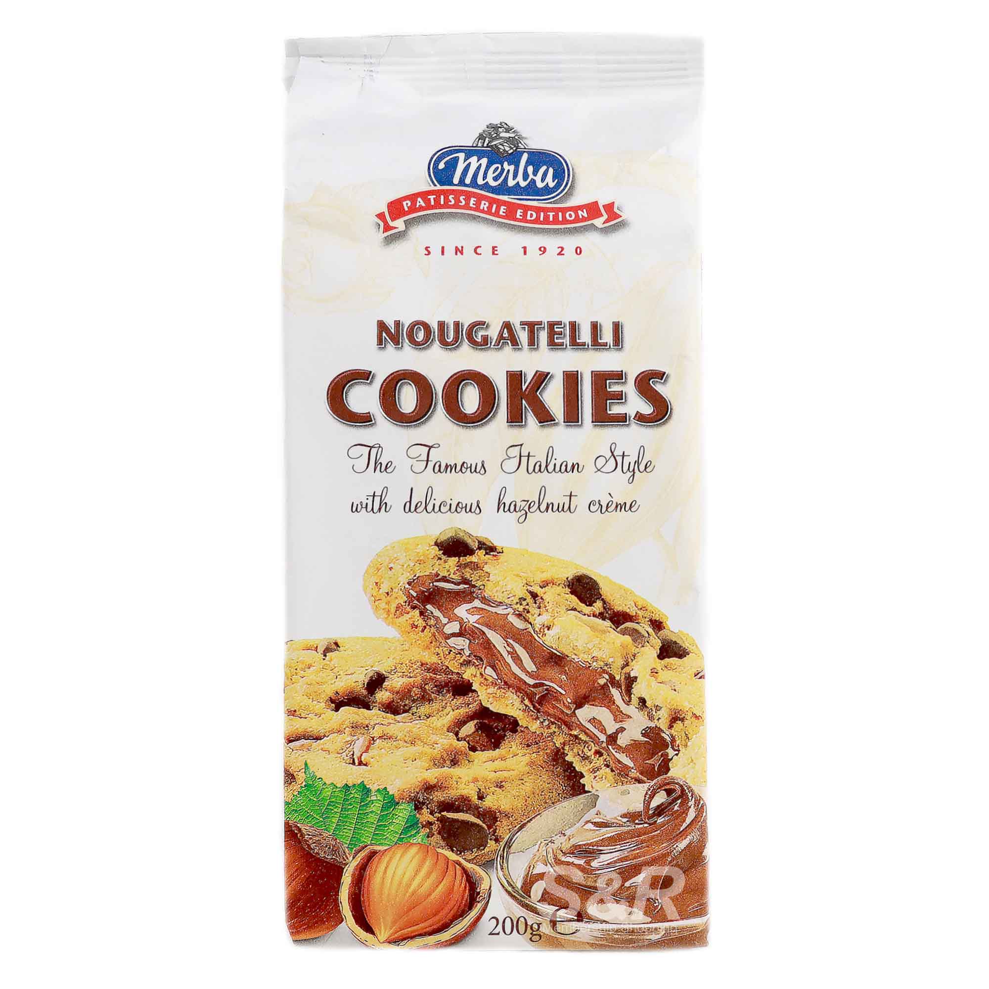 Merba Nougatelli Cookies 200g